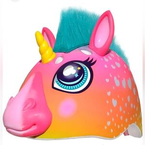 Raskullz super rainbow, unicorn bike helmet size small child 5+- brand new!